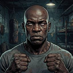 Old Boxer portrait