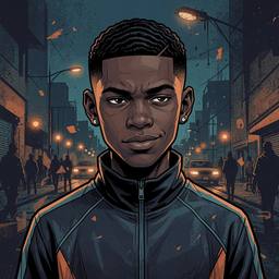 Hustler portrait